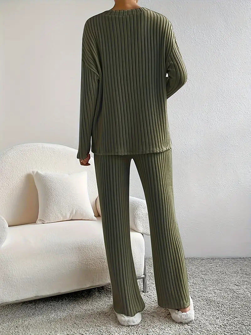Emilia | Gemütliches Strick-Loungewear-Set