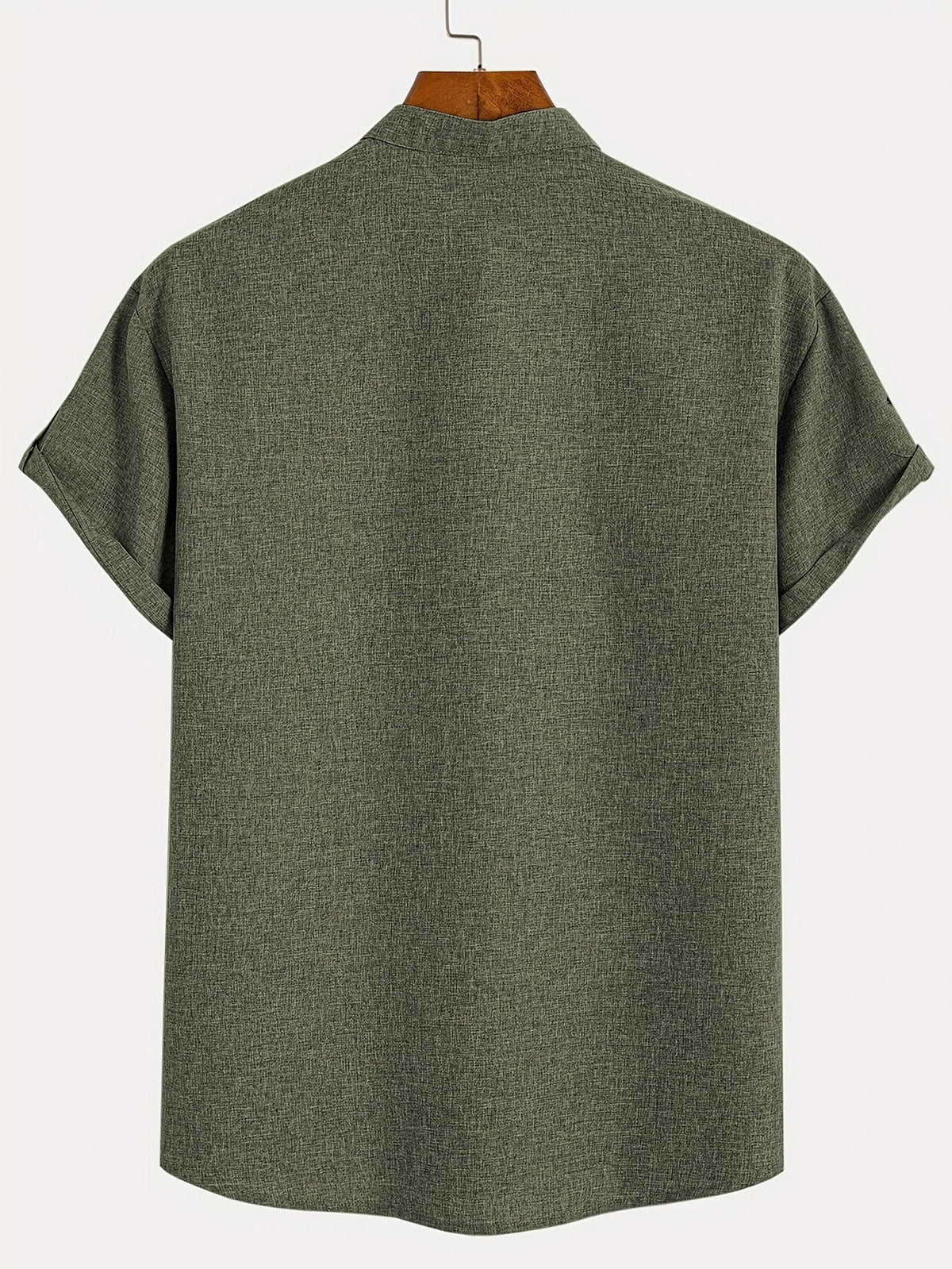 Sabino | Camisa de manga corta con cuello mao