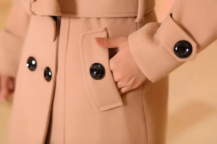 Winterjas Dames met Imitatiebont en Pluche Isolatie voor Koudste Dagen