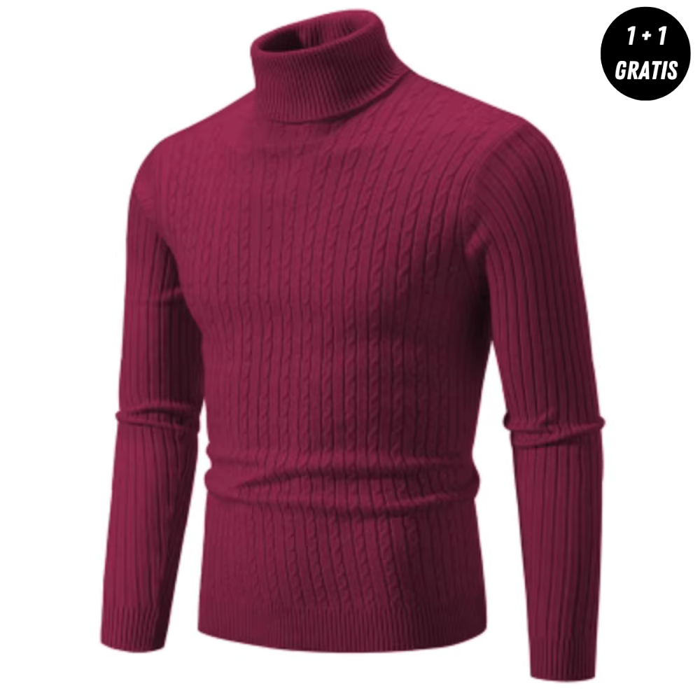 Horacio | Jersey de punto de cuello alto