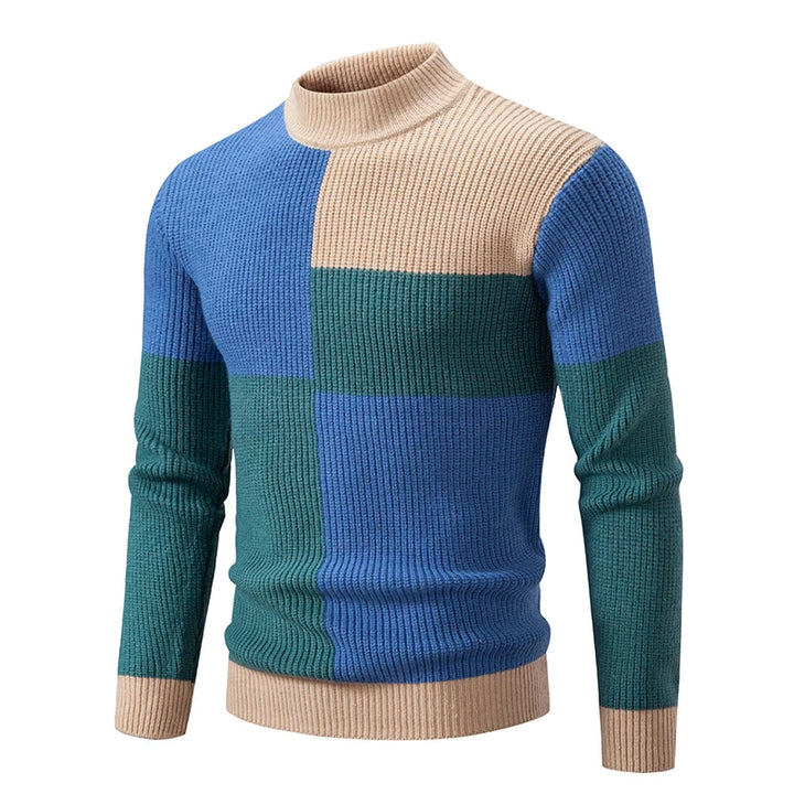 Isaac | Jersey de punto con bloques de color