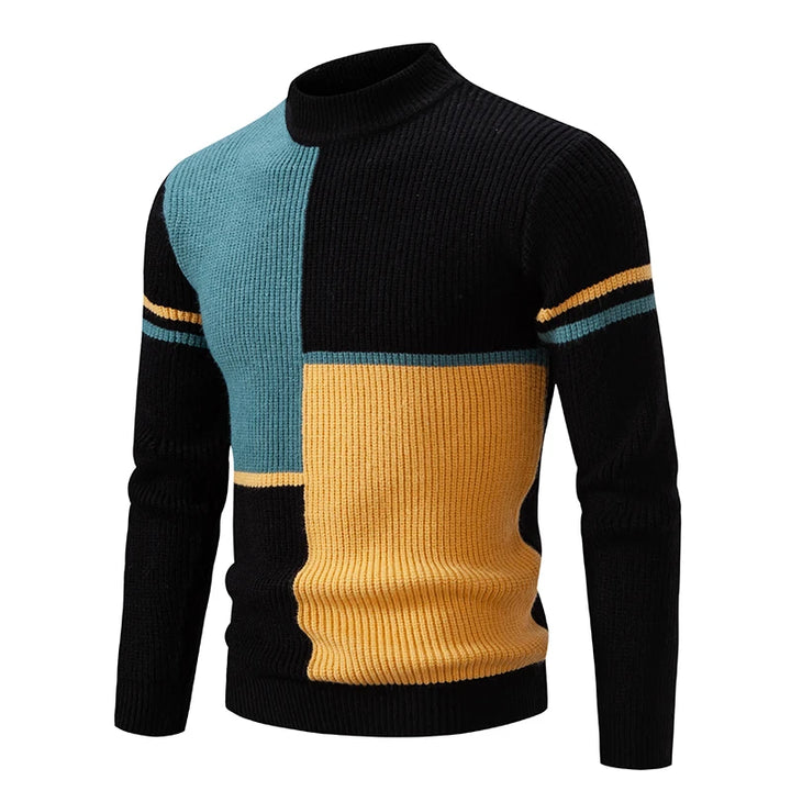Isaac | Jersey de punto con bloques de color