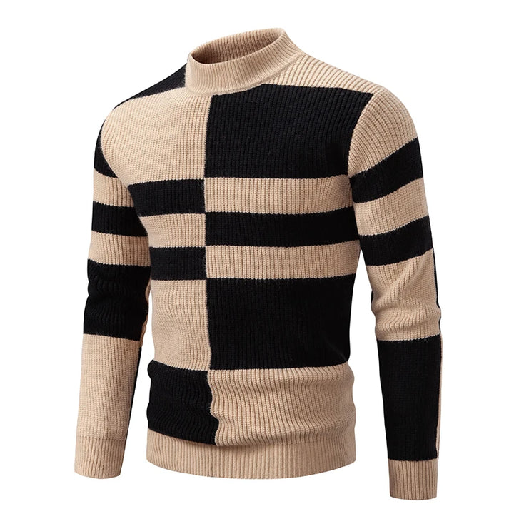 Isaac | Jersey de punto con bloques de color