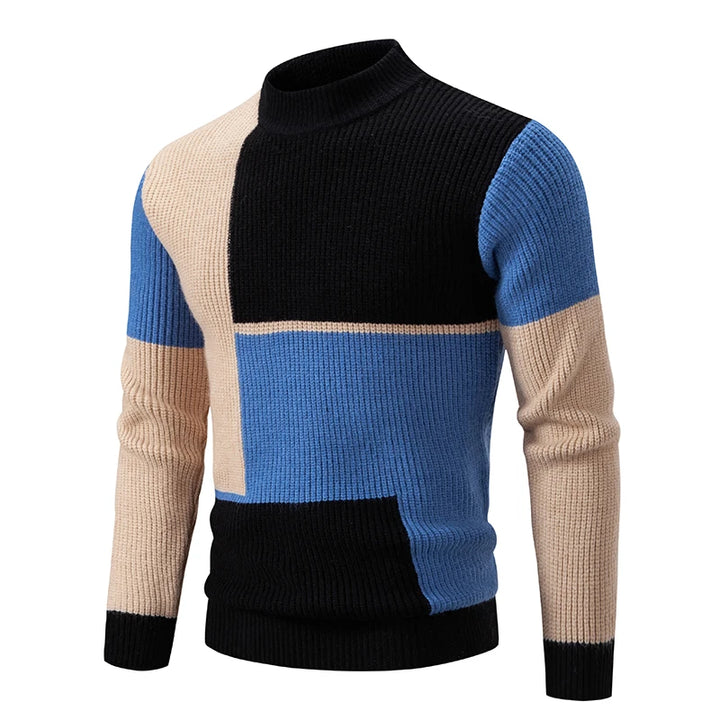 Isaac | Jersey de punto con bloques de color