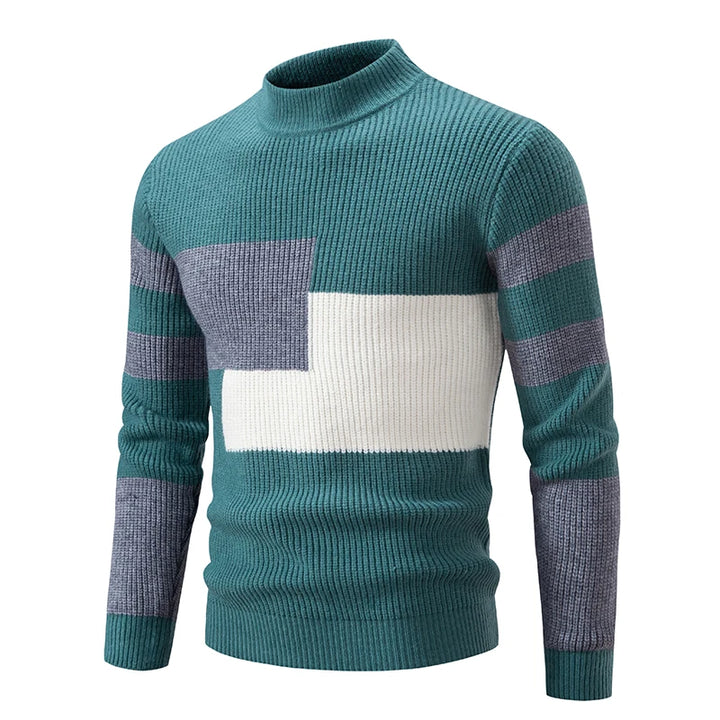 Isaac | Jersey de punto con bloques de color