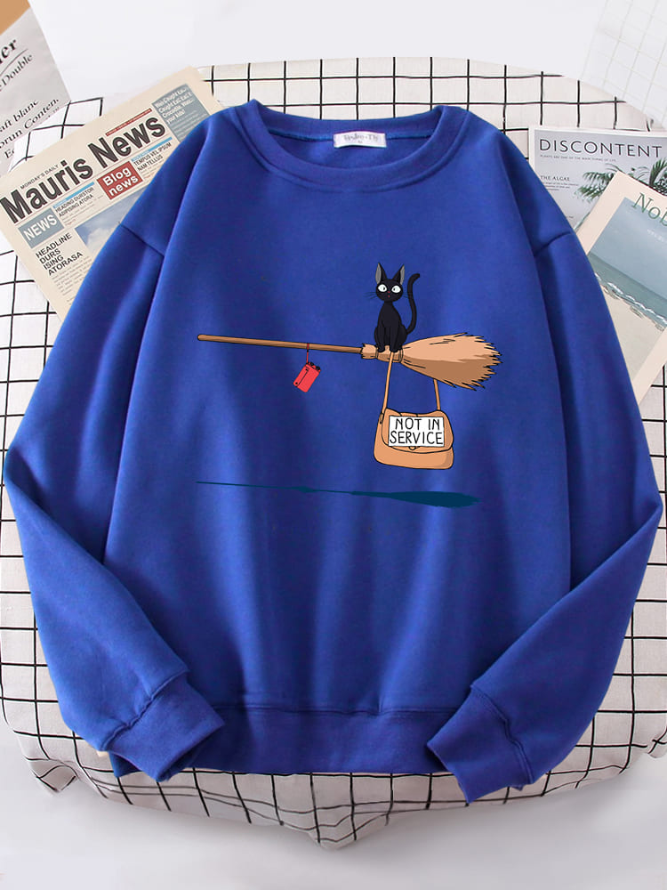 Mar | Jersey con estampado gráfico y puños de canalé