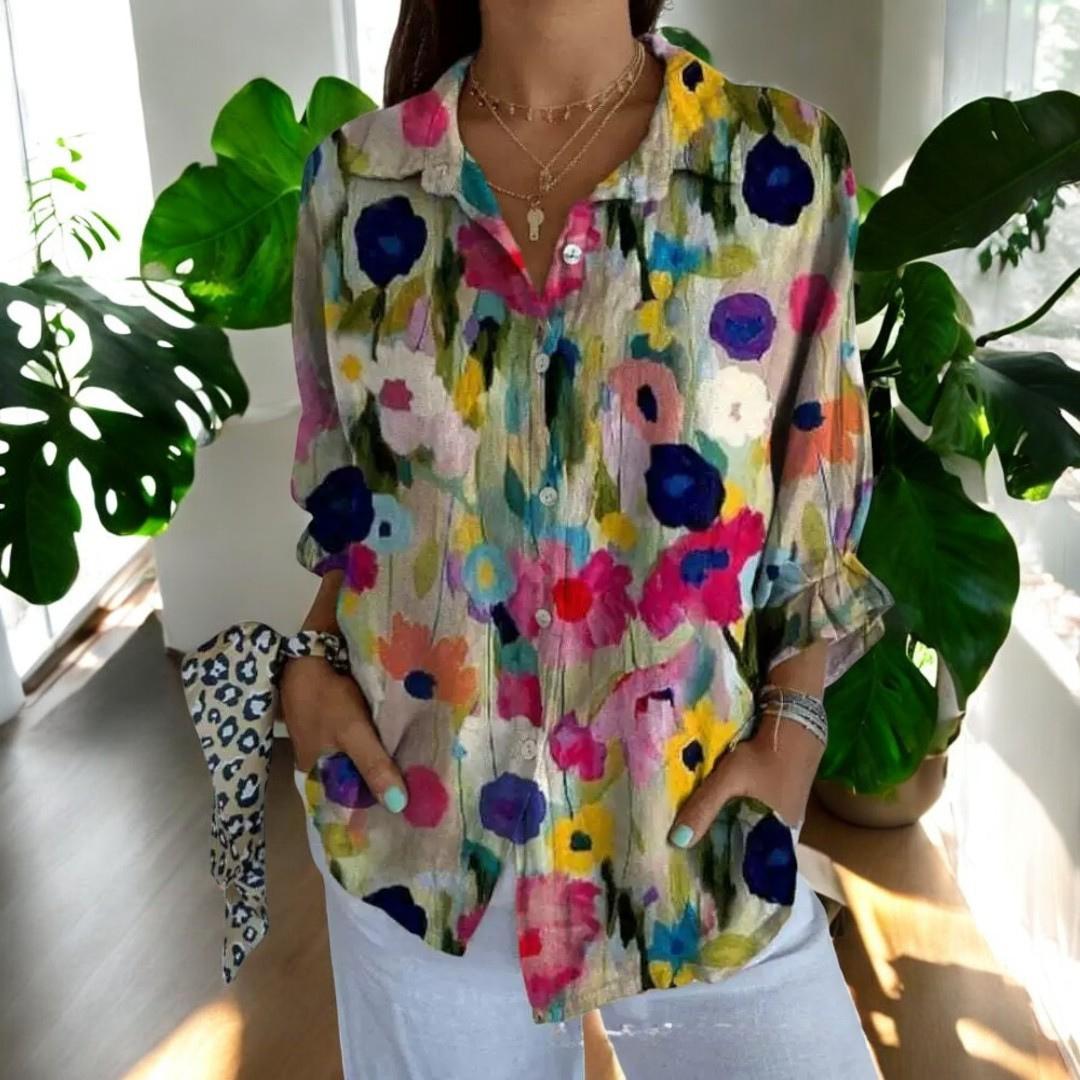 Amira | Blusa floral de temporada