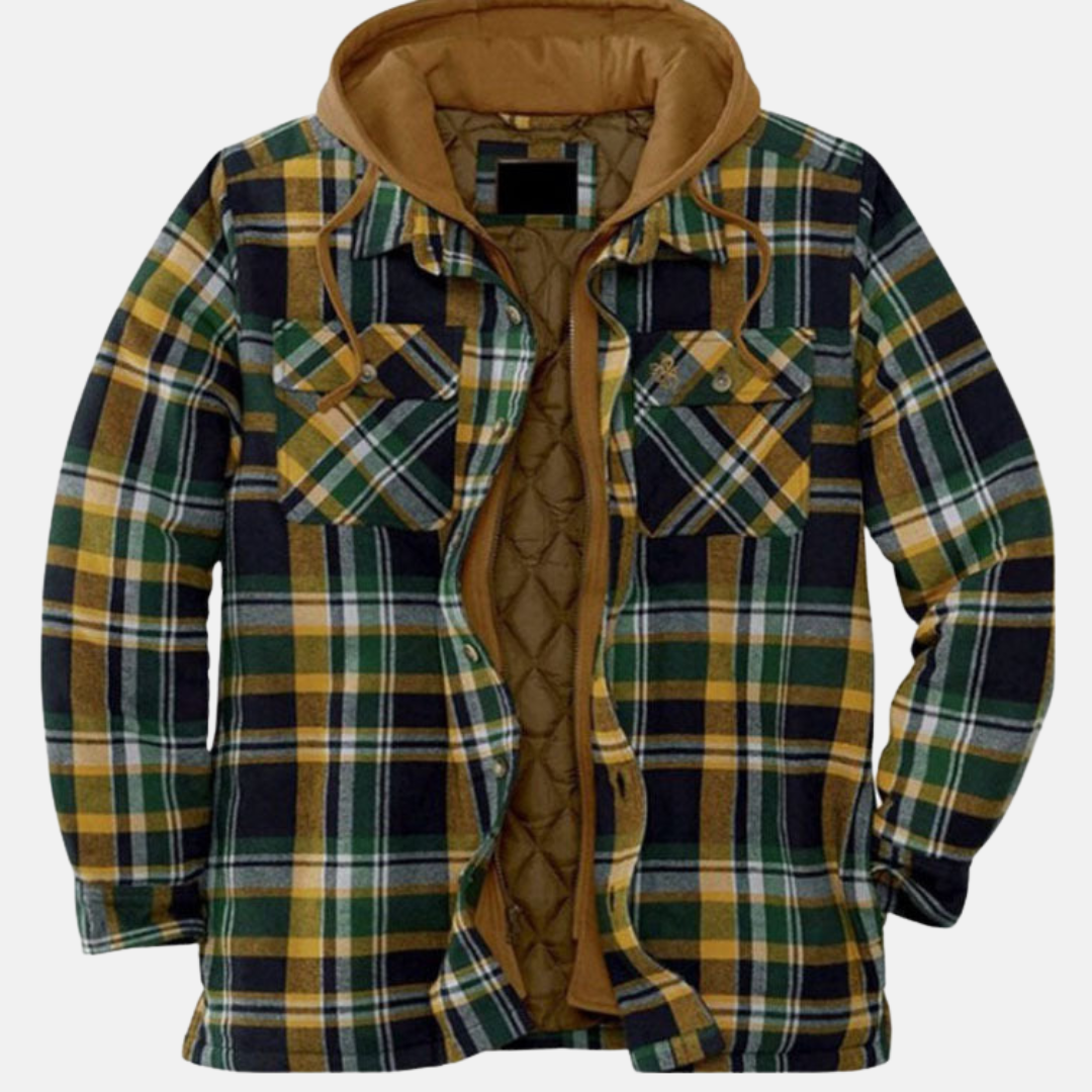Benito | Chaqueta de franela a cuadros