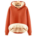 Liliana | Sudadera polar de borreguito con capucha y cremallera