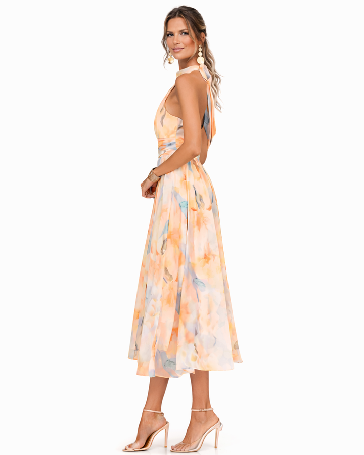 Elza | Vestido con escote halter