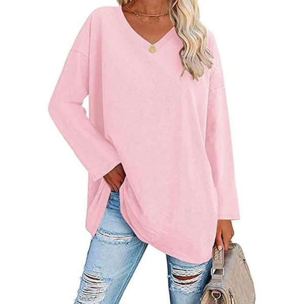 Anabel | Jersey con cuello de pico y corte holgado