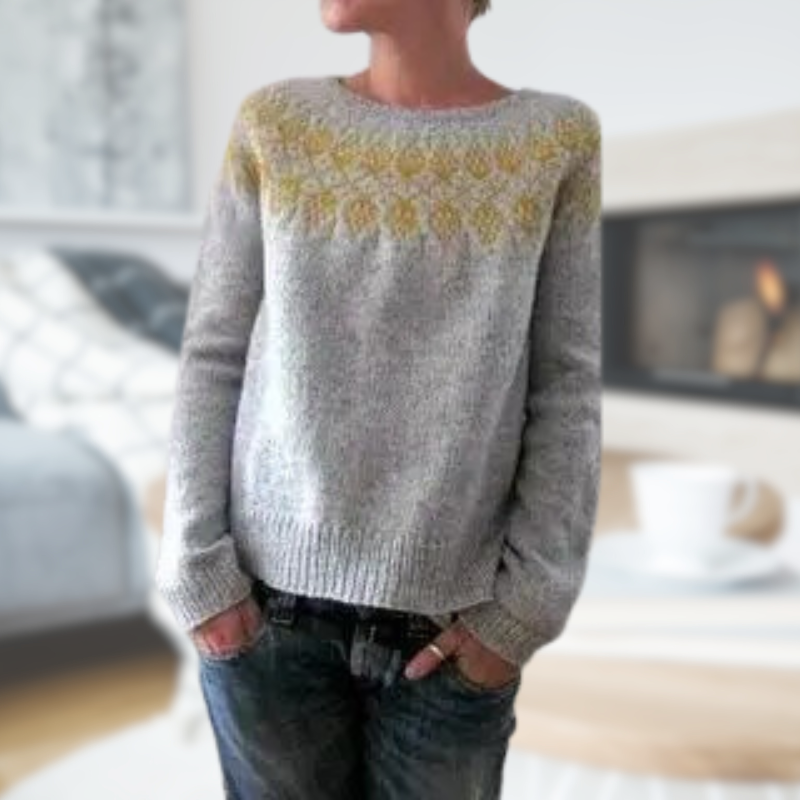 Soledad | Jersey a rayas con cuello amplio