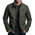 Tristán | Chaqueta vintage de algodón con cremallera