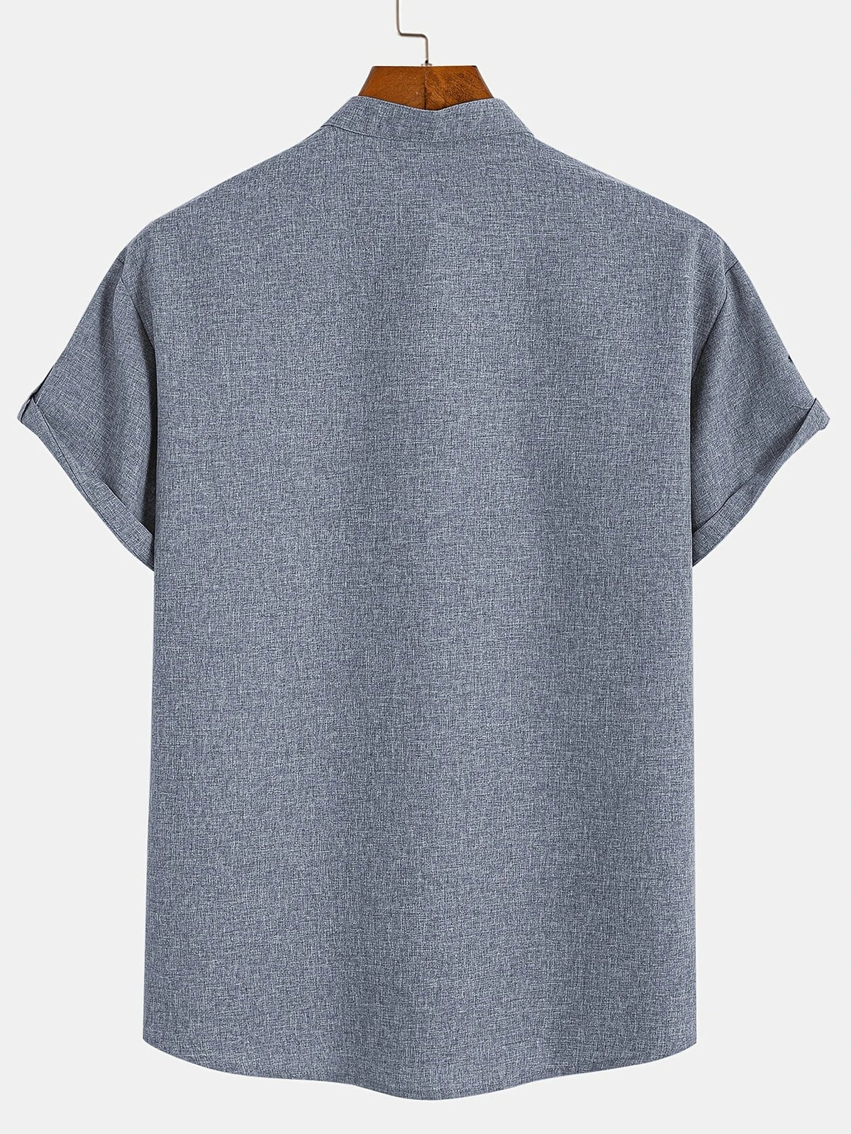 Sabino | Camisa de manga corta con cuello mao