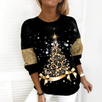 Mercè | Jersey con estampado navideño