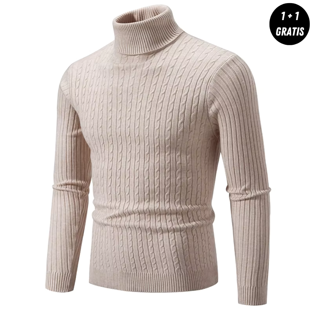 Horacio | Jersey de punto de cuello alto