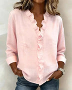 Carlota | Blusa elegante con escote en V