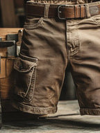 Leo | Shorts cargo retro con muchos bolsillos