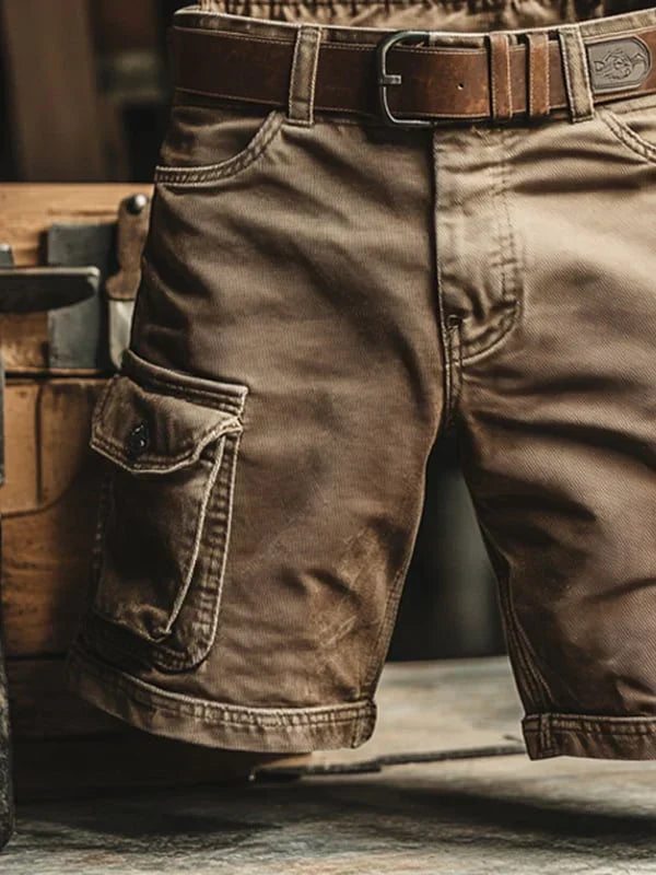 Leo | Shorts cargo retro con muchos bolsillos
