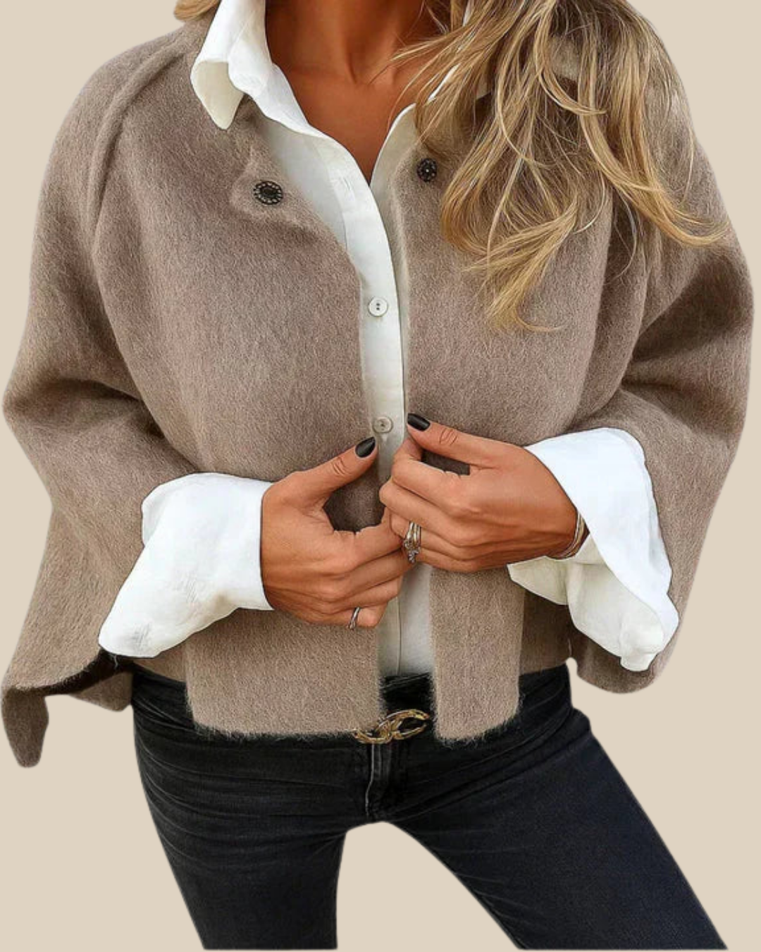 Aurelia | Strickjacke aus weichem Gewebe