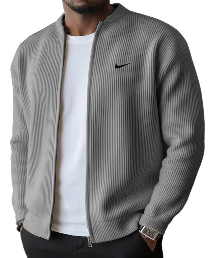 Diego | Chaqueta de punto texturizada con cremallera