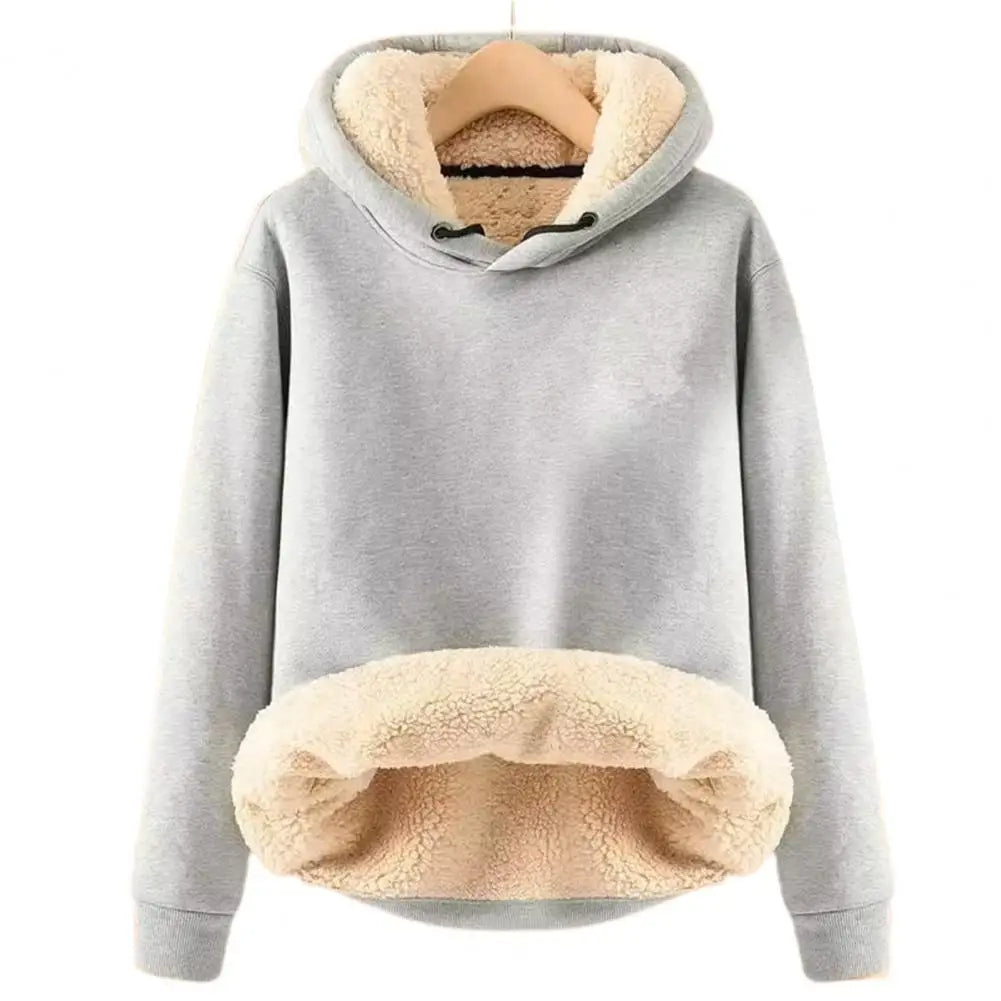 Liliana | Sudadera polar de borreguito con capucha y cremallera
