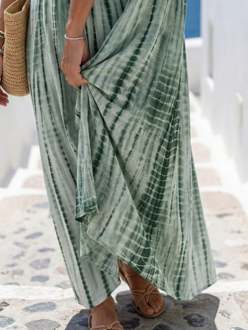 Kaja | Vestido midi casual con escote en V