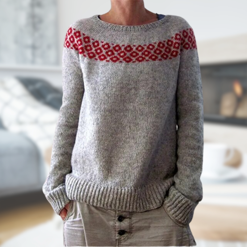 Soledad | Jersey a rayas con cuello amplio