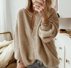 Vest Dames Gebreid met een Geknoopte Voorkant Warmte en Comfort