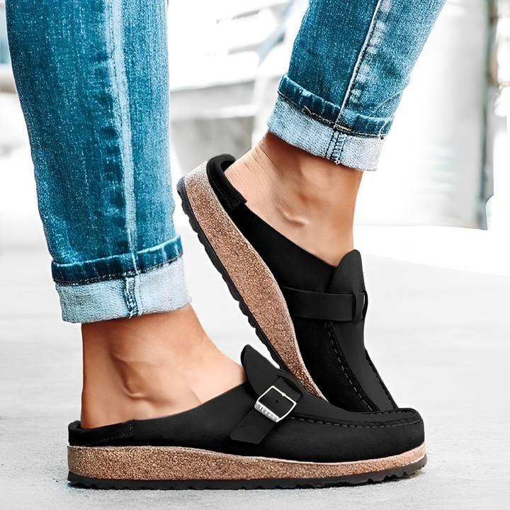 Selma | Sandalia urbana con plantilla de corcho y tira ajustable