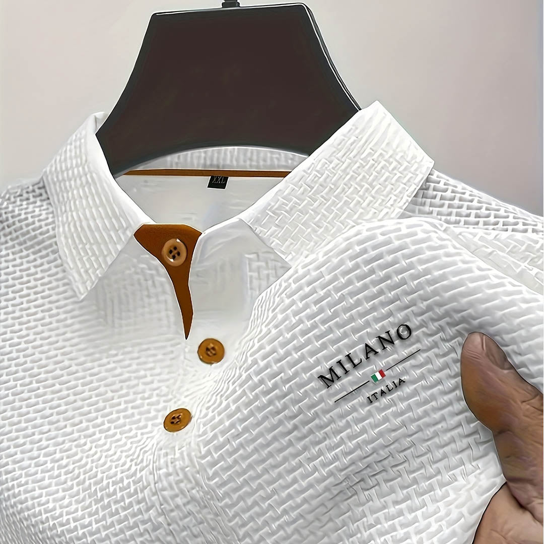 Raymond | Polo texturizado con cuello clásico