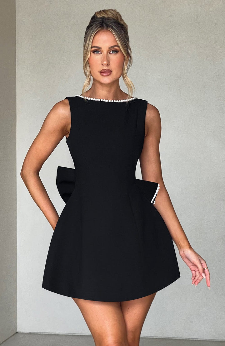 Noelia | Minivestido elegante con lazo