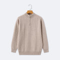 Wenceslao | Jersey de ochos con media cremallera