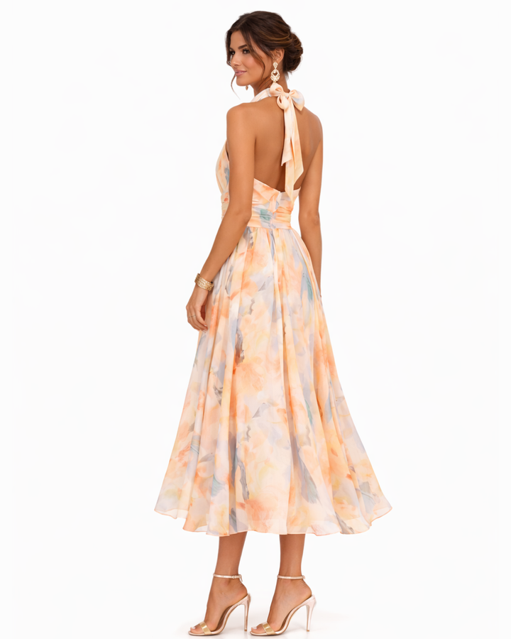 Elza | Vestido con escote halter