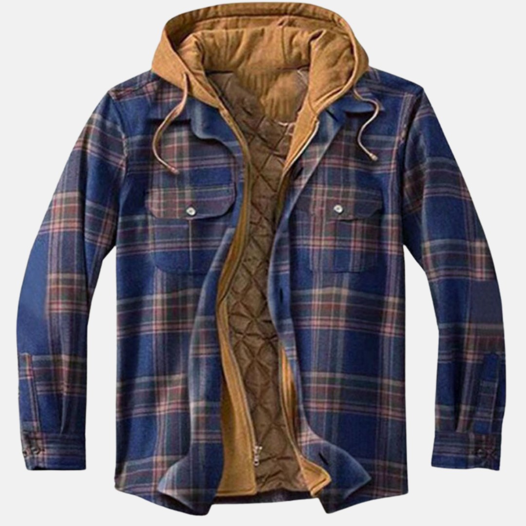Benito | Chaqueta de franela a cuadros