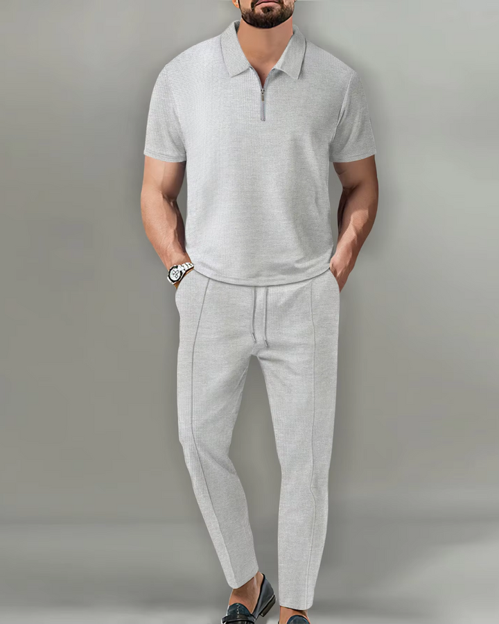 Sandro | Conjunto polo premium con cremallera