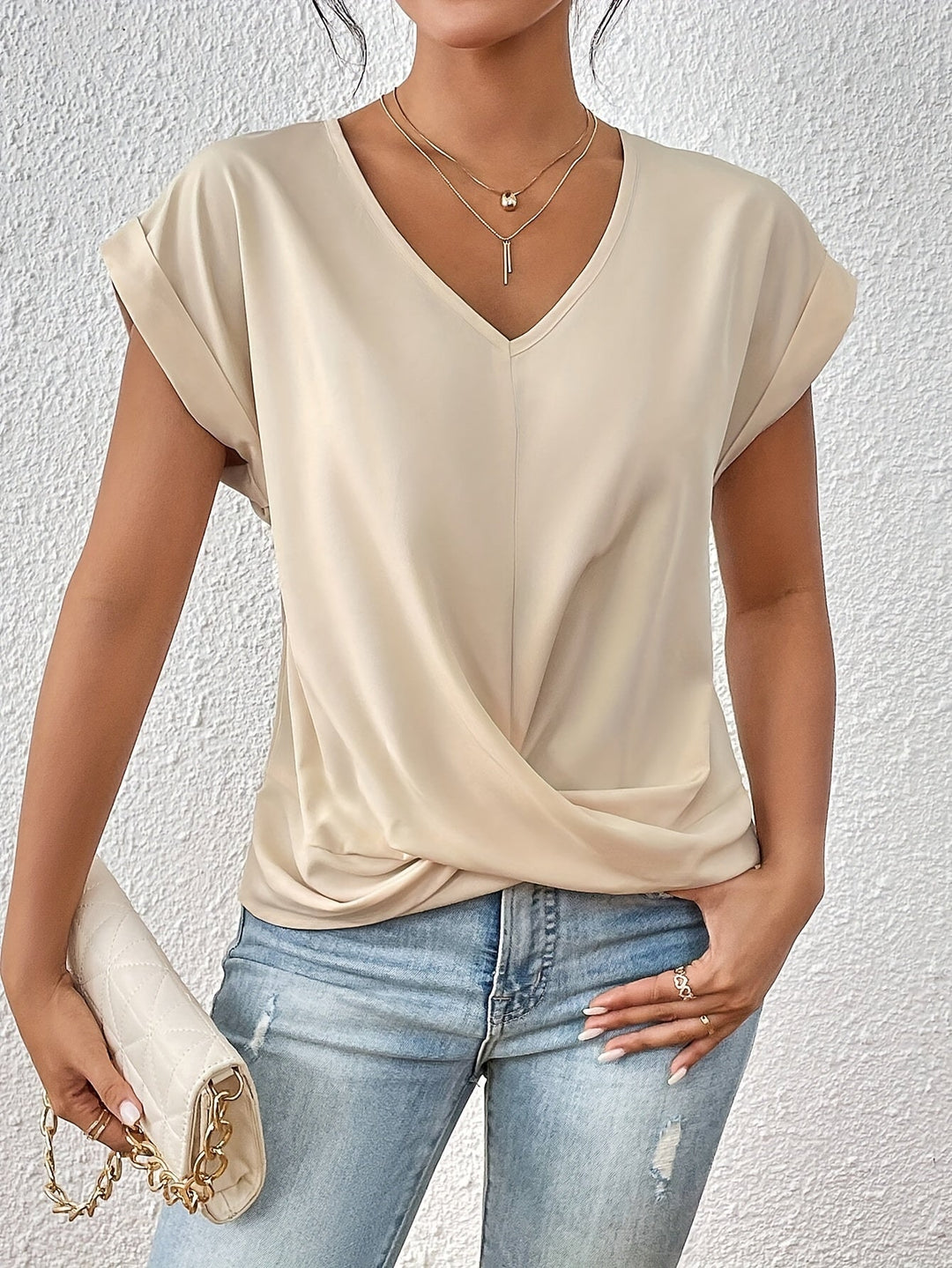Sina | Camiseta con escote corazón (1+1 GRATIS)