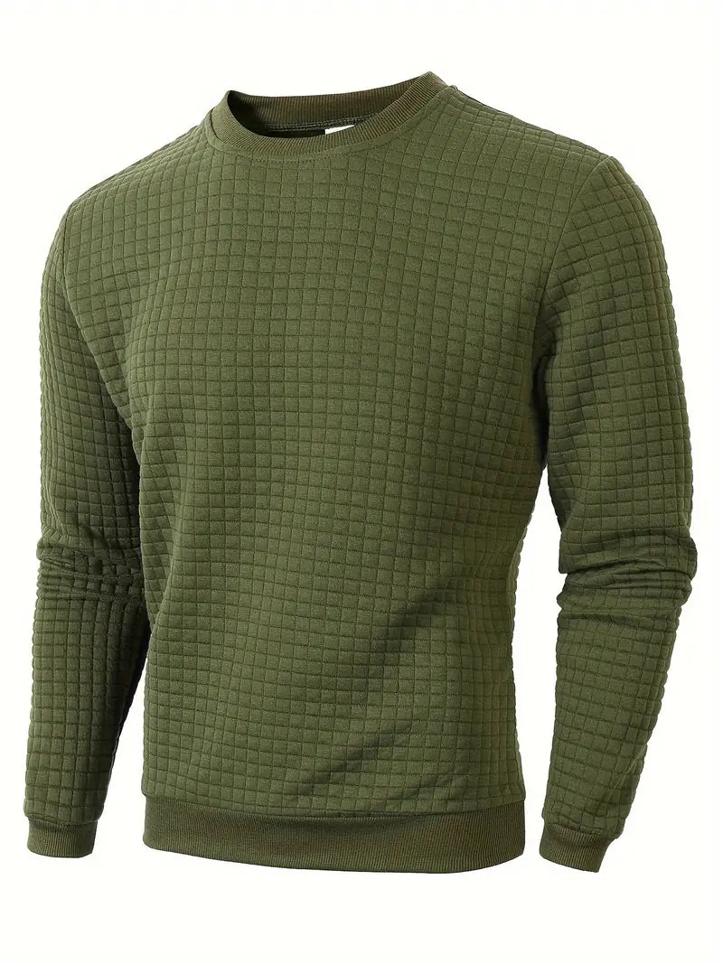 Valeriano | Jersey de textura acolchada a cuadros