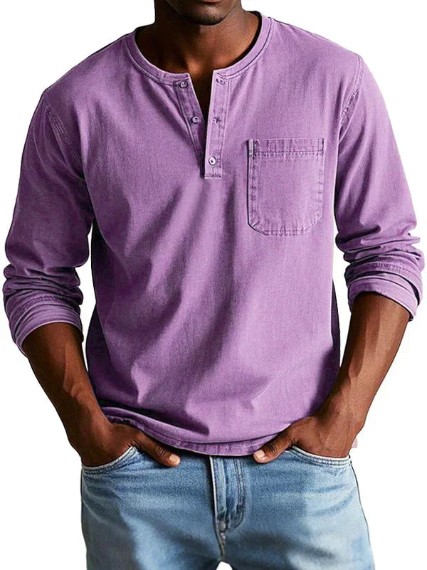 Remigio | Camiseta Henley de manga larga