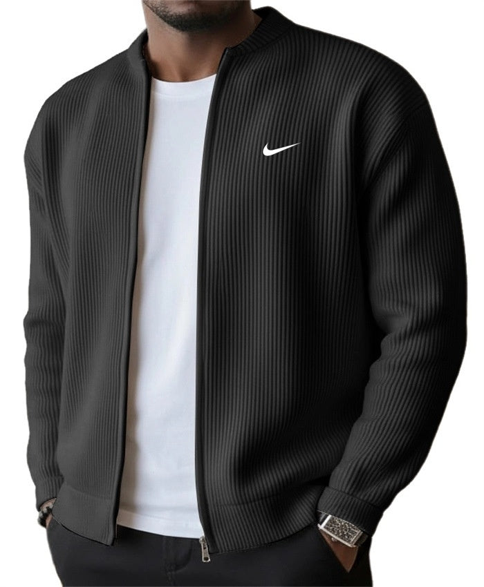 Diego | Chaqueta de punto texturizada con cremallera
