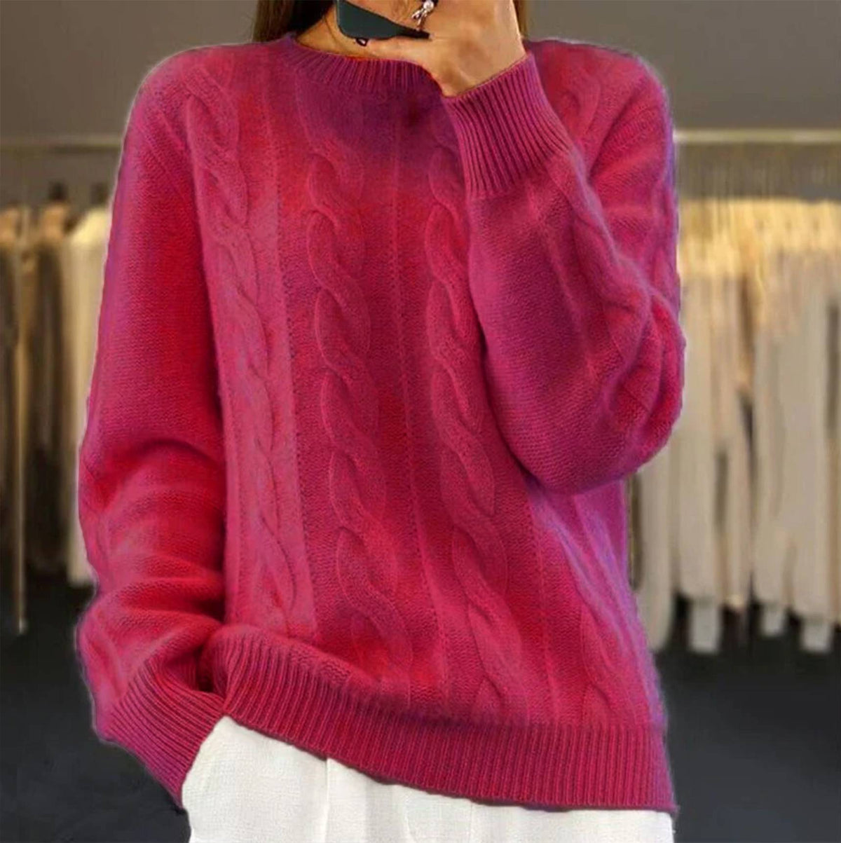 Montserrat | Jersey de ochos con cuello redondo