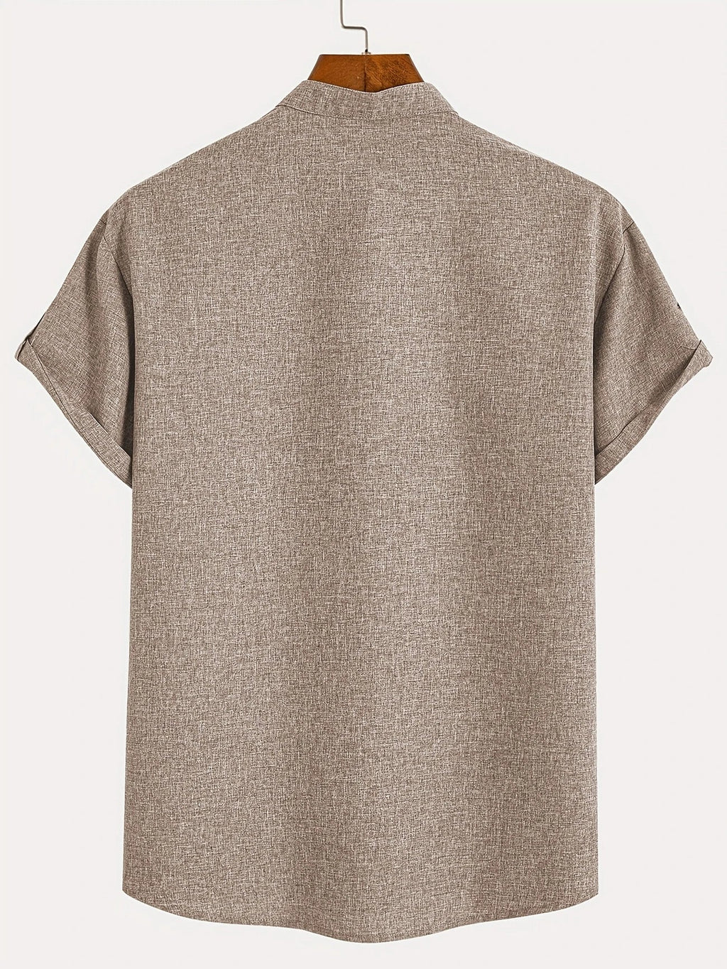 Sabino | Camisa de manga corta con cuello mao