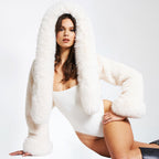 Matilde | Chaqueta corta de pelo sintético