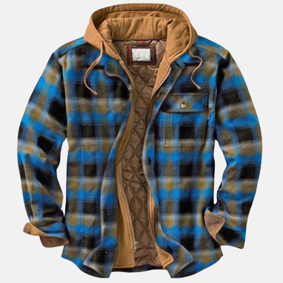 Benito | Chaqueta de franela a cuadros