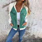 Tussenjas Dames van Stevig Denim met Ruime en Functionele Zakken