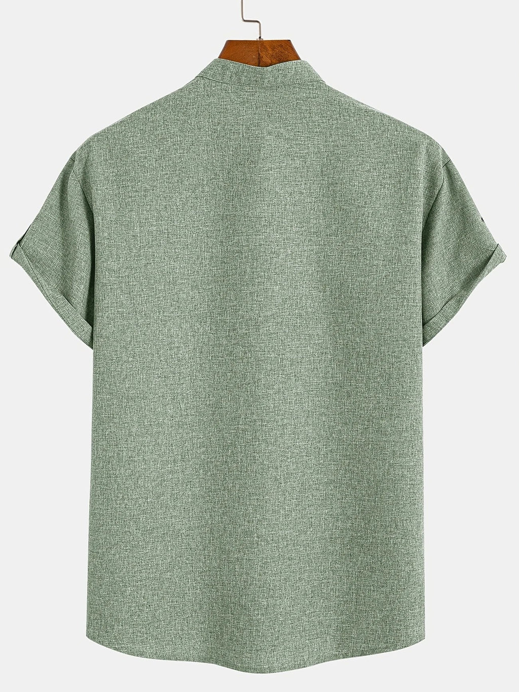 Sabino | Camisa de manga corta con cuello mao