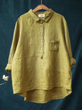 Celeste | Blusa vintage ligera y transpirable