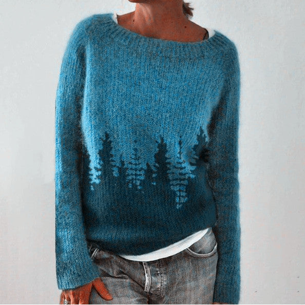 Ximena | Jersey de punto de estilo retro