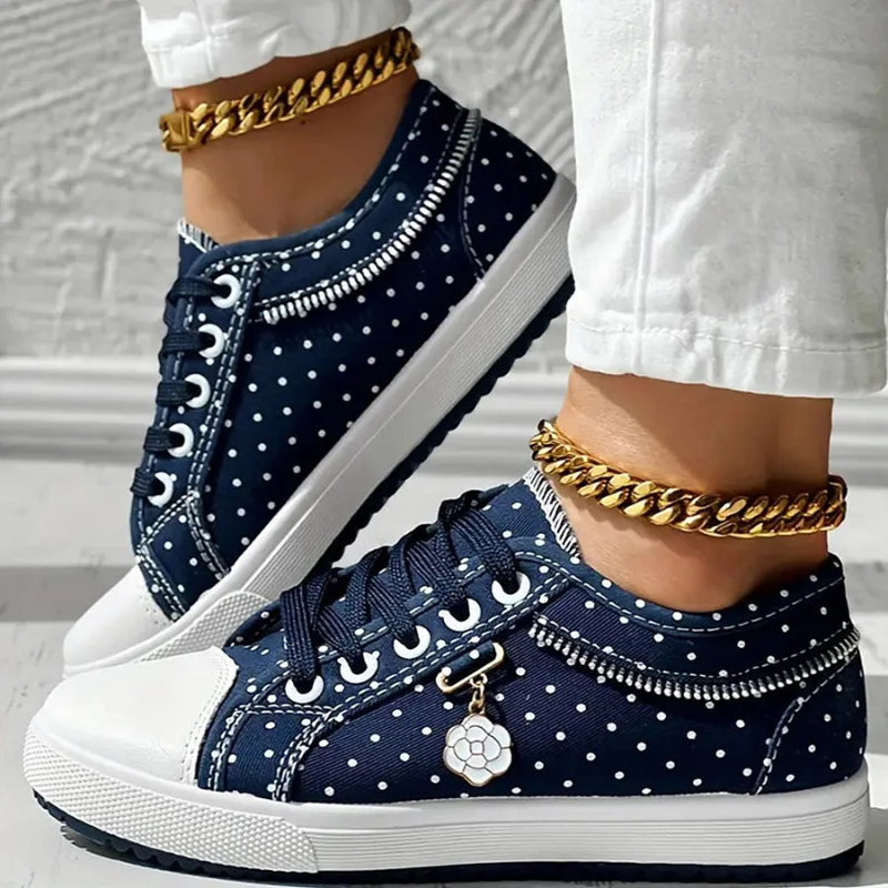 Lotte | Zapatillas elegantes de mujer con detalles florales