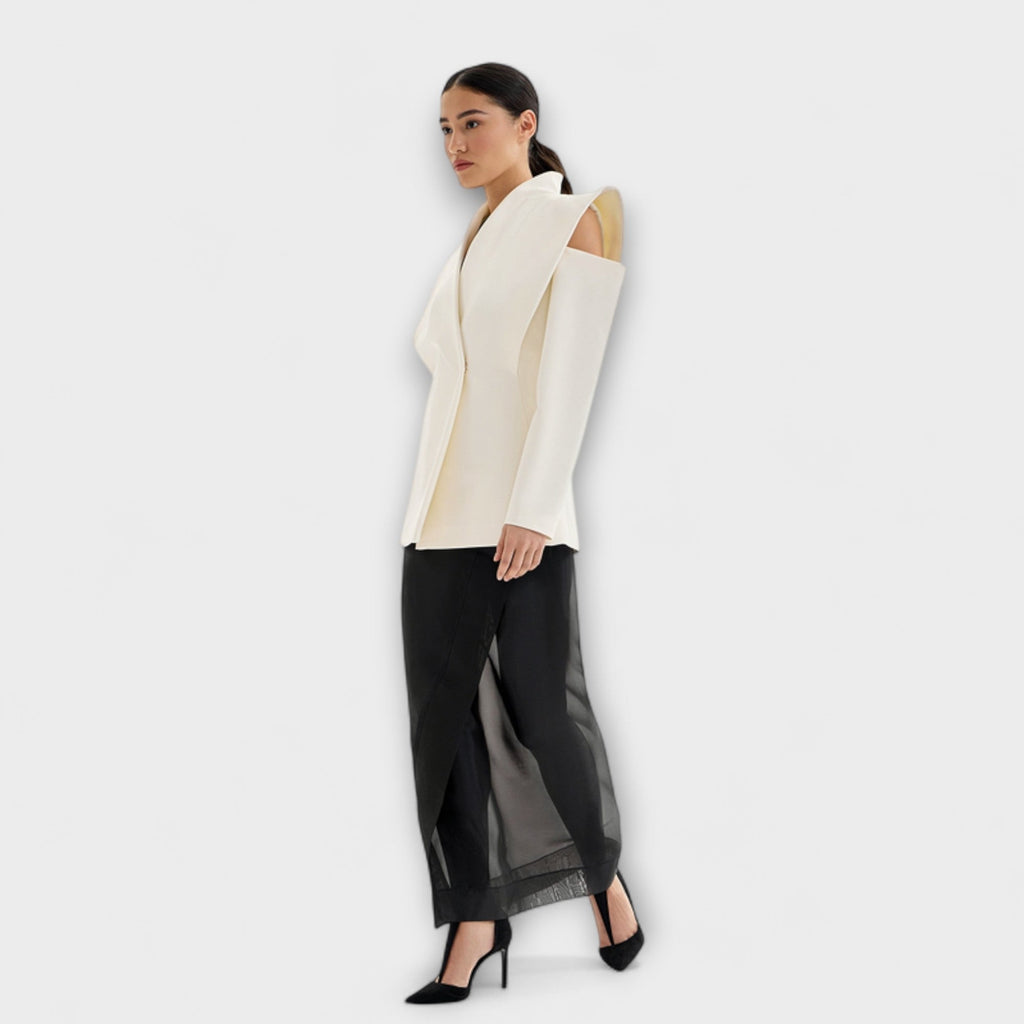 Bárbara | Blazer escultural de hombros marcados